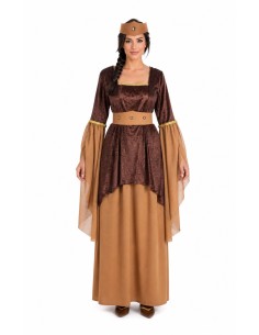 Fantasia Medieval Castanha Tamanho M | Fantasias para Adultos O Rei do Carnaval 2